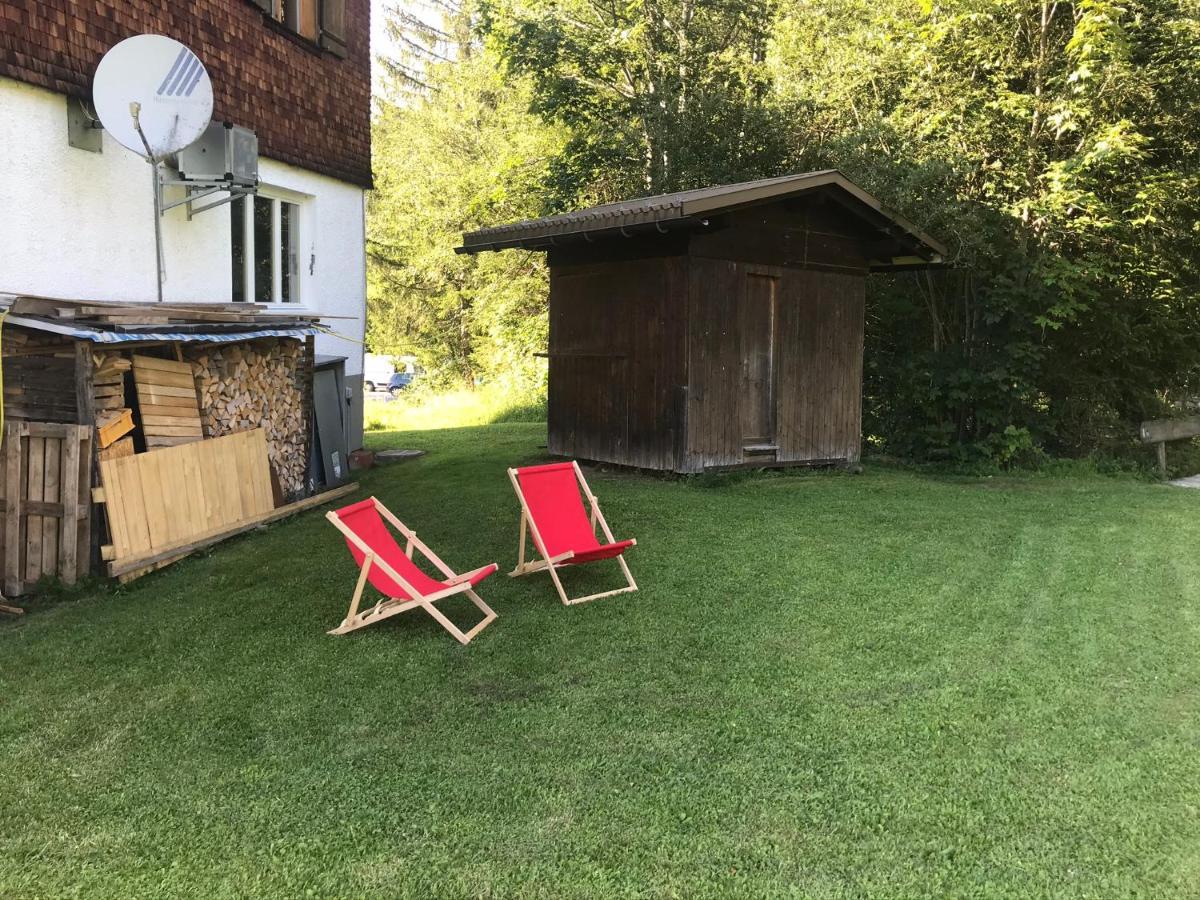 Ferienwohnung Morgentau Am Rande Der Wildnis Sibratsgfäll Exterior foto